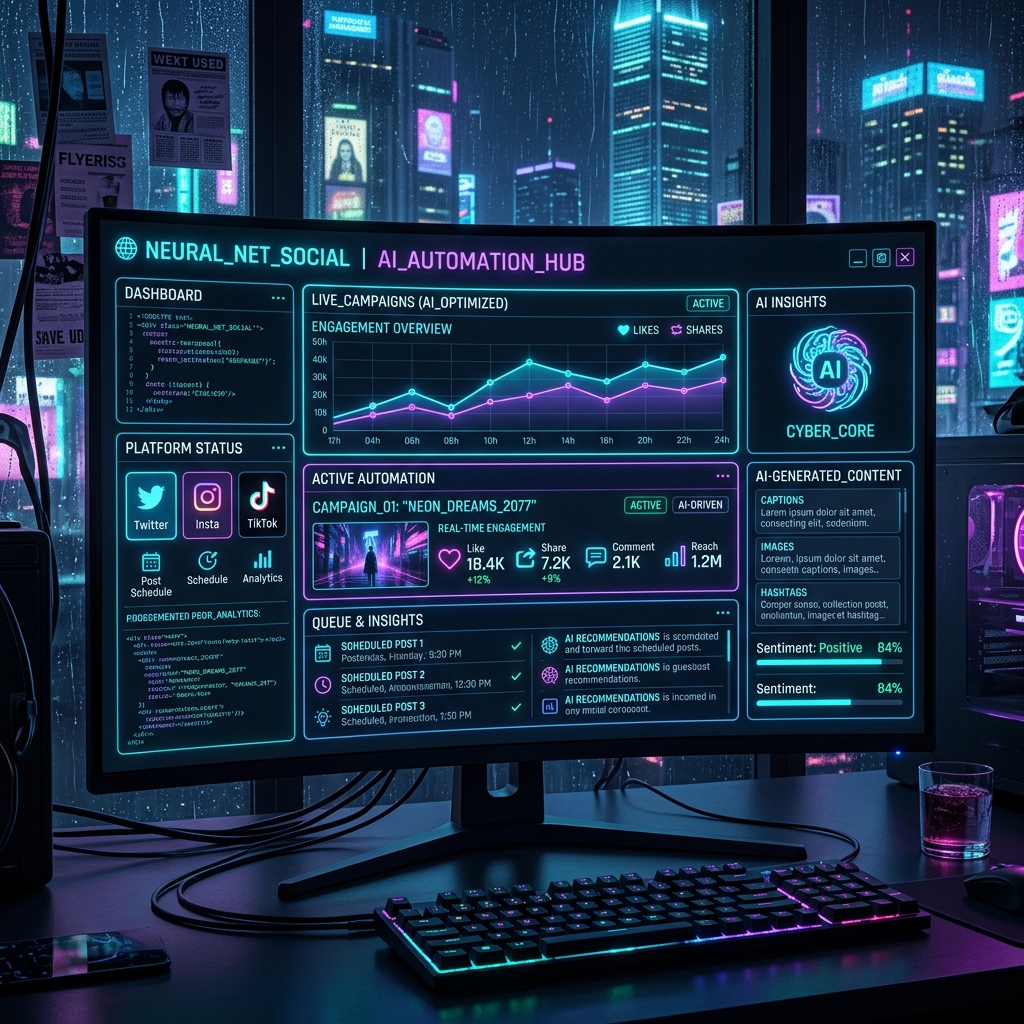 AI Social Poster